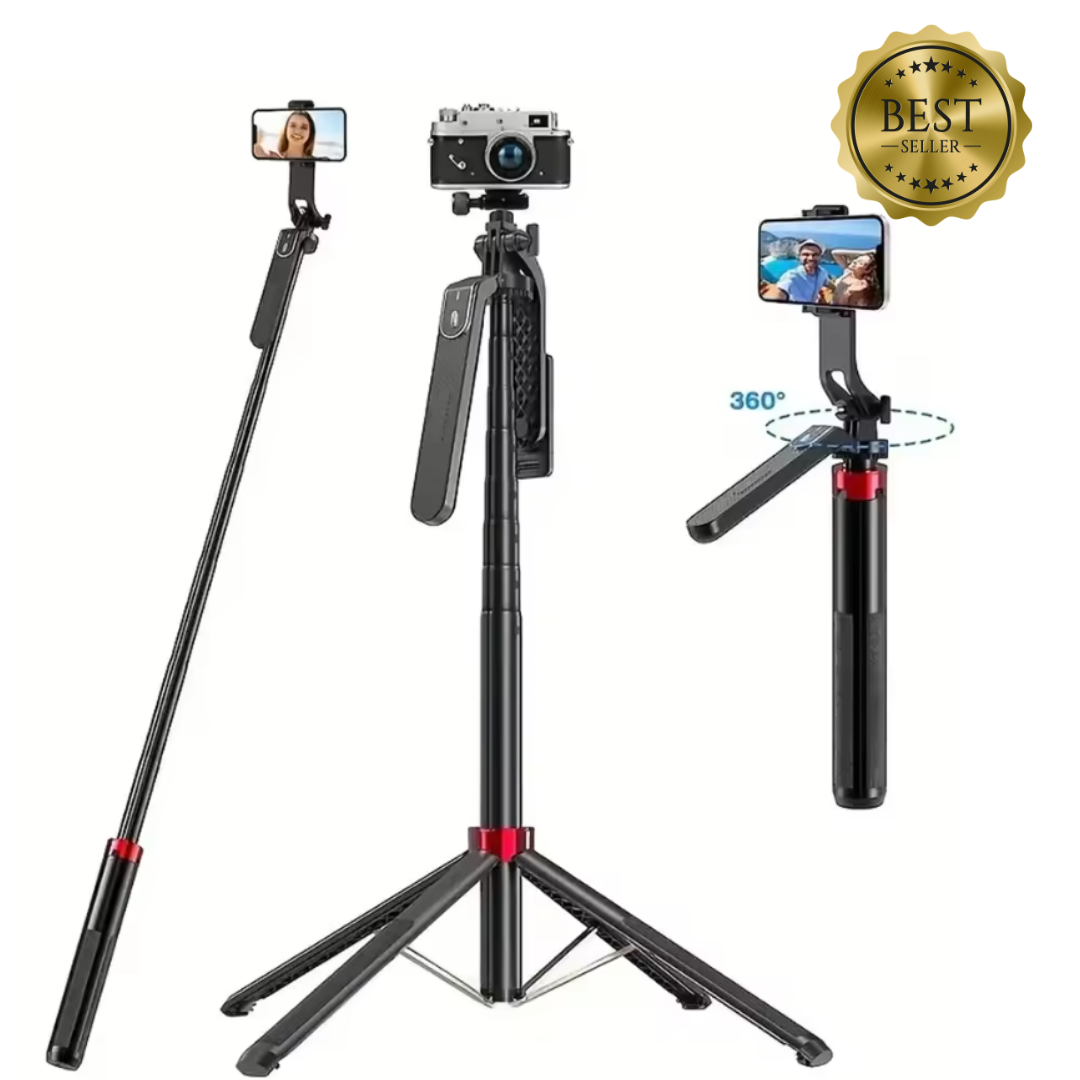 KIT - Selfie Light Max + Smart Follow me + Microfone de lapela Max