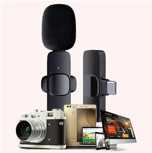 MICROFONE DE LAPELA SEM FIO 5.0