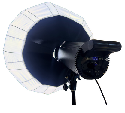 Luz fotográfica de led 200w com balão chinês