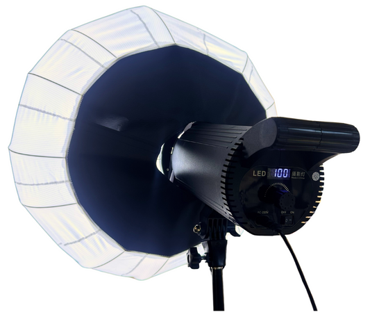 Luz fotográfica de led 200w com balão chinês