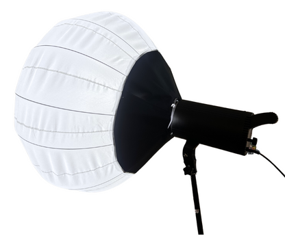 Luz fotográfica de led 200w com balão chinês