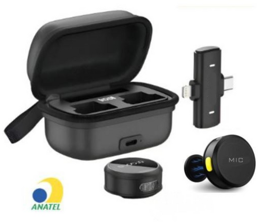 Microfone de lapela Max