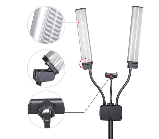 Luz de Led Braços Duplos 45w