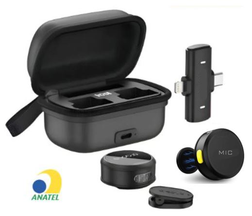 Microfone de lapela Max