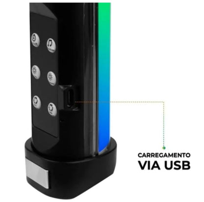Bastão de Led compacto Short RGB