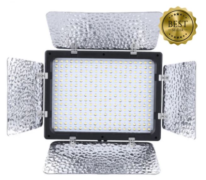 KIT - Super Ring Pro 45w + Placa de 300 leds + Microfone de lapela Max