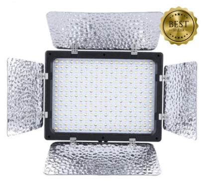KIT - Super Ring Pro 45w + Placa de 300 leds + Microfone de lapela Max