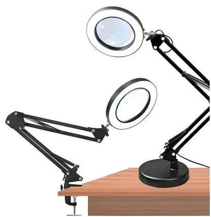 Ring Light com lupa - para mesa e maca