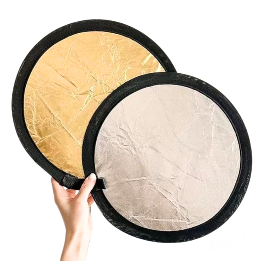 Rebatedor dourado e prata 30cm