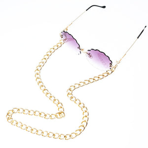 Eyeglasses Sunglasses Spectacle Holder Neck Cord Gold Color Metal Chain Lanyard Holder Reading Glasses Eyewear Spectacles
