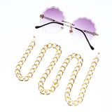 Eyeglasses Sunglasses Spectacle Holder Neck Cord Gold Color Metal Chain Lanyard Holder Reading Glasses Eyewear Spectacles